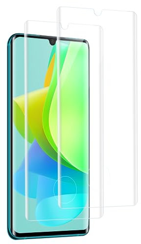 2 Stück für Panzerglas für Xiaomi Mi Note 10/Mi Note 10 Pro/Mi CC9 Pro/Mi Note 10 Lite Schutzfolie, 9H Härte Kratzfest Panzer Schutz Glas Mi Note 10 Lite Schutzglas, Fingerabdruck-ID Displayschutz