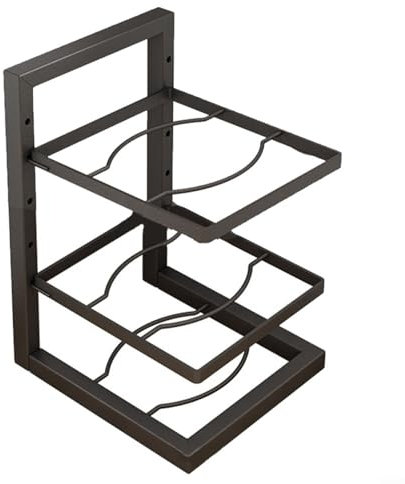 URPIZY Étagère de rangement pour casseroles et poêles, casseroles et poêles pour armoire, rangement sous évier (B)