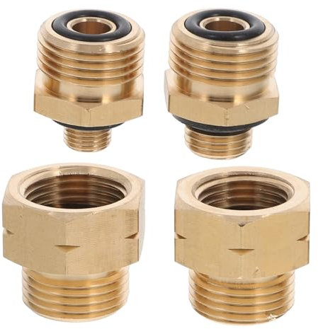 IWOWHERO 4stücke Europäischer Gasflaschen Adapter Propan Gas Fülladapter Outdoor Camping Gas Tank Konverter Mit Zuverlässiger Abdichtung Für Vielseitige Nutzung