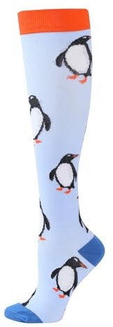 Elastische Socken für Laufen, Springen, Kompressionsstrümpfe, Jacquard, Wadensocken, extra große Strumpfhose, farblos, S