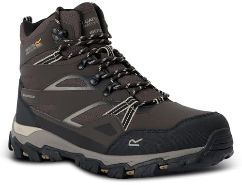 Regatta Men's Holcombe III Walking Boots Water Resistant Padded Durable Hiking Footwear