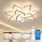 LED Deckenleuchte Wohnzimmer Modern, Deckenlampe LED Dimmbar 3000k-6500k mit Fernbedienung und App Steuerung, Timer-Funktion Deckenlampe Blume für KüCher Wohnzimmer Schlafzimmer (10 KöPfe/ø80cm/32in)