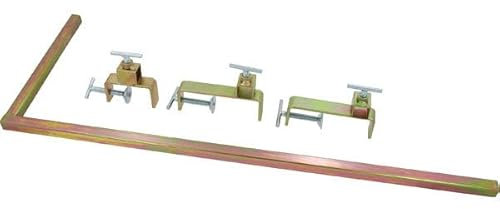 Neilsen CT6249 Top Clamp Double Brick Set (19mm) - Adjustable Tool for Internal Corners and Full Brick Jobs, Zinc-Plated Steel, 750mm Length