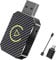 Adaptateur CarPlay sans Fil, 2025 Wireless CarPlay pour Voiture avec USB A-C et Câble d'extension Type-C, Dongle Convertir Le Filaire en sans Fil pour Les Voitures de 2016 et Ultérieures et iOS 10+