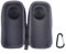 Hesupy Mini Carrying Case for Insta360 X5 X4, Portable Protective Bag Travel Storage Cover Waterproof Half Zip Case with Carabiner for Insta 360 X5 X4 Sport Camera Accessories (Black)