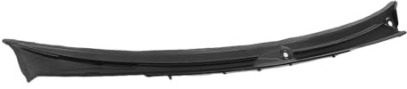 AKLOSIPY Scheibenwischer-Kühlergrill-Einsatzplatte, Ersatzteil für 3er E46 Coupe Cabrio 2000–2006, ABS-Material, Kratzfest, Schwarz, OEM 51718232894
