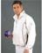 Taylor Bowls Ace Tec Unisex Jacket White Maroon
