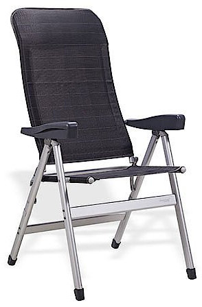 KLAPPSTUHL - HOHE KOMFARTABLE RÜCKENLEHNE - WESTFIELD - STABIELO - EXKLUSIVER - CAMPINGSTUHL - ALU - Charcoal GREY - 7 stufen verstellbare hohe Rückenlehne Nur 4,8 Kilo leicht - 140 Kilo belastbar - Vertrieb durch - Holly® Produkte STABIELO - INNOVATIONEN MADE IN GERMANY - holly sunshade -