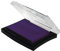 Rayher Hobby 29017314 Tsukineko Versa Color Pigment-Stempelkissen, violett, 9,6 x 6,3 x 1,8 cm, Tinte auf Wasserbasis