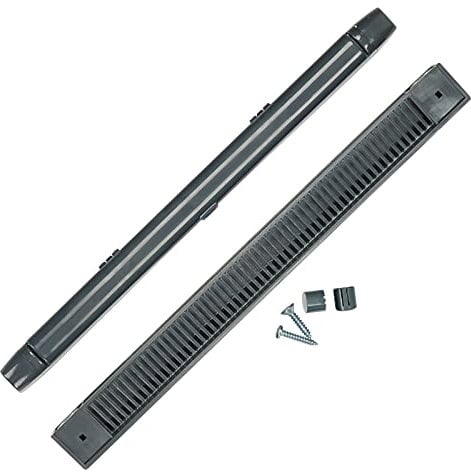 Rejilla de ventilación para ventana de 263 mm, color carbón para ventanas de doble acristalamiento y madera de uPVC, reduce la condensación, la humedad y el vapor en ventanas, totalmente ajustable