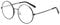 Metallgestell Brillenfassung Damen Retro Rund Brille Brillenfassung Fake Brille Ohne Stärke Für Herren