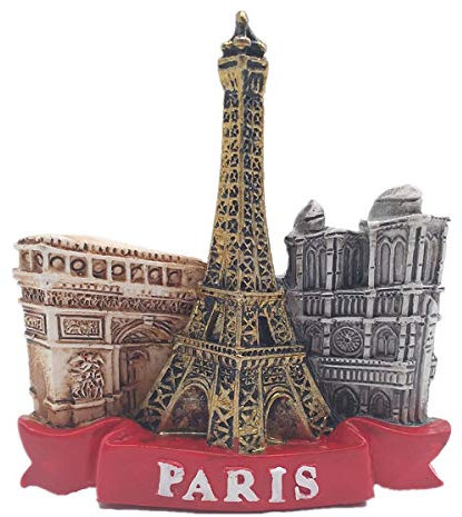 Kühlschrankmagnet mit 3D-Eiffelturm, Triomphbogen, Notre Dame de Paris, Frankreich, Reisesouvenir, Geschenk, Heim- und Küchendekoration, Magnetaufkleber, Paris, Kühlschrankmagnet, Kollektion