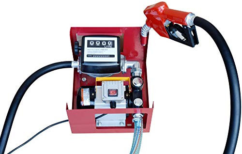 GARTLER selbstansaugende Dieselpumpe 230V Komplett Set mit Zapfpistole Schlauch Zählwerk