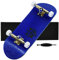 Teak Tuning 32 mm Prolific komplettes Griffbrett – Chanukah-Farbgebung, 32 mm x 97 mm, handgefertigtes Ahornholz-Deck | Pro-Board-Form | PU-Lagerräder | O-Ring-Stimmung