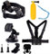 Navitech 8-in-1 Action Camera Accessories Combo Kit - Compatible With The Vemont Full HD 2.0 Inch Action Camera