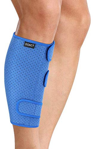 Vendaje para la Pantorrilla con Rotura de Fibra Muscular, Vendaje de Pantorrilla Ajustable, Protector de piernas Transpirable, con Cierre de Protector de espinillera Ajustable, Vendaje de