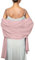 Schal Rosa Stola Festlich für Abendkleid Winter Schals Tücher Damen Pashmina