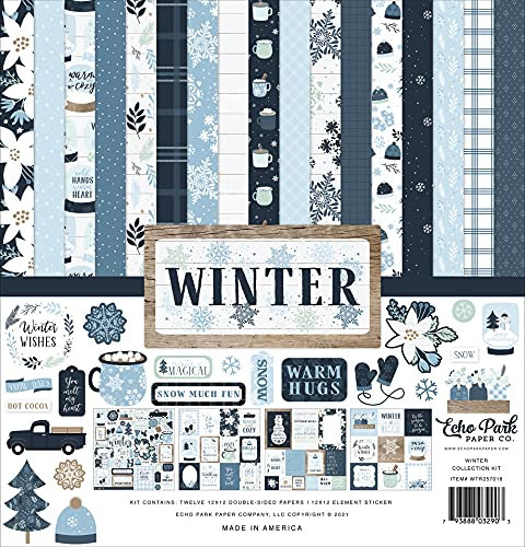Echo Park WTR257016 Winter Collection Kit, multi