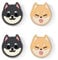 GeekShare Cute Animal Theme Thumb Grip Caps,Compatible with Nintendo Switch/OLED/Switch Lite,Soft Silicone Joystick Cover,4PCS - Shiba Inu