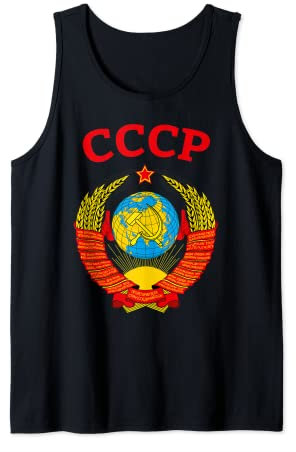 Eishockey Hockey UdSSR Wappen Geschenk Tank Top