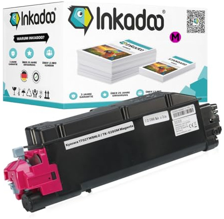 Inkadoo Kompatibel Toner für Kyocera 1T02TWBNL0 /TK-5280M Magenta ECOSYS M 6235 cidn ECOSYS M 6635 cidn ECOSYS M 6235 cidnt ECOSYS P 623 ca. 11.000 Seiten Tonerkartusche, Tonerpatronen, Drucker Toner