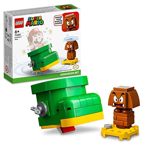 LEGO 71404 Super Mario Gumbas Schuh – Erweiterungsset, Spielzeug zum kombinieren mit Mario, Luigi oder Peach Starterset, mit Gumba Figur