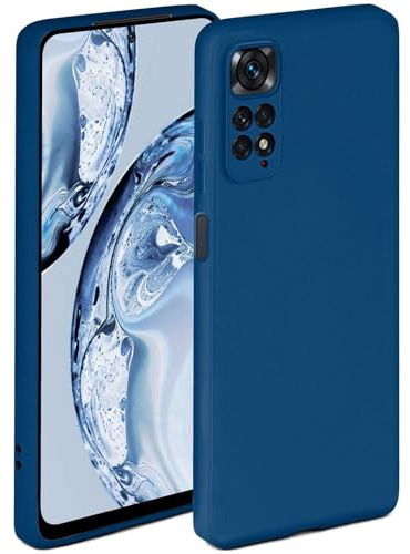 ONEFLOW Soft Case für Redmi Note 11S Hülle aus Silikon mit Kameraschutz, Silikonhülle mit erhöhtem Schutz fürs Display, Backcover Schutzhülle, weiche Handyhülle, Blau