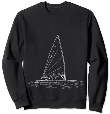 Segel-Laser-Schlauchboot Sweatshirt