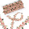 BOFUNX 5 Yard 20mm Spitzenborte Blumen Spitzenband Rosa Dekoband Stickerei Blümchen Zierband für DIY Nähen Basteln Hochzeit Party Home Deko