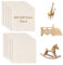 Orssmigs 10 Piezas Madera de Balsa 2mm Tablero Contrachapado Hoja Madera Balsa para Maquetas Contrachapada Sin Terminar Madera de Balsa Fina para Manualidades, Pintura, Grabado