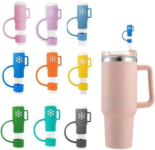 Stanley Strohhalm-Abdeckung für Stanley-Becher, Silikon-Strohhalmaufsatz, kompatibel mit Stanley 76 und 1,1 l Becher mit Griff, 10 mm Trinkhalm-Spitze, Zubehör für Stanley-Becher