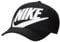 Nike FB5363-010 K NK Rise Cap S CB TRKR Hat Unisex Black/White Tamaño 1SIZE