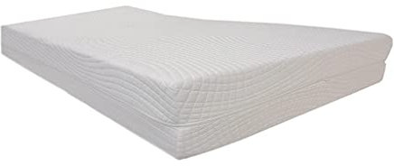 Dibapur® RH4 Kaltschaummatratze Überlänge (RG35) FEST bis ca. 150 Kg Doppeltuchbezug Gesamthöhe ca. 25 cm (120 x 220 cm)