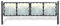 GuyAna Zauntor (Einzeltor) Schwarz 300x125 cm Einfahrtstor Gartentore Garten Tor Gates for Garden