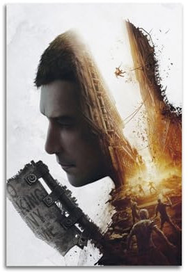 Dying Light 2 Spiel-Poster, dekoratives Gemälde, Leinwand, Wandposter und Kunstdruck, modernes Familienschlafzimmer-Dekor-Poster, 20 x 30 cm