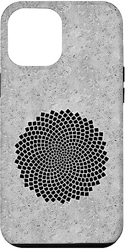 Hülle für iPhone 12 Pro Max Sonnenblumen, Samen, Fibonacci, Phi, Goldener Schnitt, Mathe