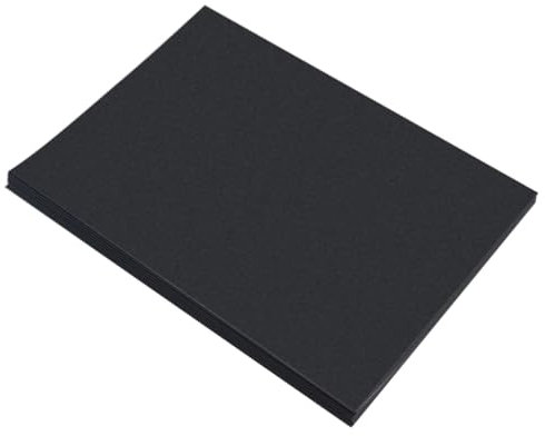 VILLCASE 100 Stück A4 Kraftkarton Schwarz Pappe Für Scrapbooking Grußkarten Visitenkarten Kunstprojekte