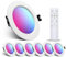 Großcat Einbaustrahler 230V RGBW Smart LED Spots Dimmbar APP Bluetooth Einbauspots warm und kaltweiß farbwechsel, 2700K-6000K, 6er Set 10W, Alu, Downlight für Badezimmer Wohnzimmer IP44