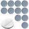 HTTYHT 12 Stück Teflongleiter Möbelgleiter Selbstklebend Rund Ø 30 mm Teflon Teppichgleiter PTFE Selbstklebende Bodenschutz Möbel Bewegen Pads für Stühle Böden Möbelschieber Teppiche Schwere Möbel