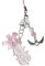 Sanrlo Schlüsselanhänger, süßer Cello-Schleifenanhänger, modisch, schöne Aufhängung, Ornament, Schlüsselanhänger, Rucksack, Dekoration, Charm-Schmuck, Pink, 16cm