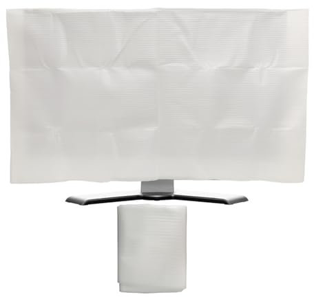 Foam Flat Screen TV Cover Fits Up to 80L x 48W Flat Screen TV，80-85 Inch Television Foam Cover for TV Protection During House Moving, Storage, or Home Renovation-1 Pack