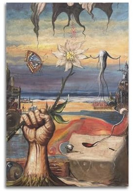 CHEZLIEND Salvador Dali PaintingCreativity Into Simple Design Leinwandmalerei Animationsfilm Leinwand Poster Jugend Dekoratives Heimästhetikposter 30 x 45 cm Unframe-Stil-32