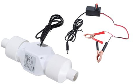 Ventilateur d'extraction d'air 12 V - Silencieux - Canal en ligne - Pour la ventilation des salles de bains et des espaces de croissance