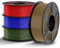TECBEARS PLA Filament 1.75mm Bundle, 4kg 3D Drucker Filament PLA, Vakuumverpackung, Maßgenauigkeit +/- 0,02 mm, 1kg pro Spule (2.2lbs), insgesamt 4kg 3D Filament (Blau+Rot+Kaffee+Olivgrün)