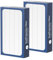 KPPTYTY Classic 400 Series DualProtection Filter Ersatz kompatibel mit Blueair Classic 400 Series Luftreinigern, 480i, 402, 403, 405, 410, 450E, 455EB, HEPA-Filter, 2 Stück