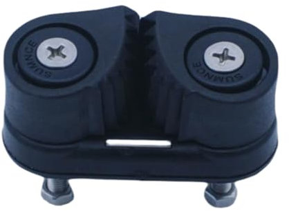 Nockenbrampen im Boot für Kabelklemme aus Nylon mit Seillicht, tragbarer Leinenhalter | Schwarze Verriegelungsbrampen für Kajaks, Segelboote, Pilates Reformer, Dock-Terrine, flach