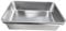 Fenteer Cat Litter Box Litter Tray Stainless Steel with Sifter Detachable Container Sand Box Large Capacity Sand Basin Kitten Toilet