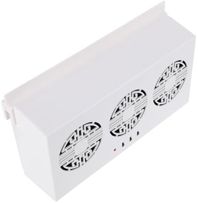 ABOOFAN Auto-fan Abluftventilator Fürs Auto Kühlerentlüftung Für Fahrzeuge Solarbeatmungslüfter Für Auto Mini-klimaanlage Fürs Auto Klimaanlage Tragbar Autokühlkissen Solar- Weiß Abs