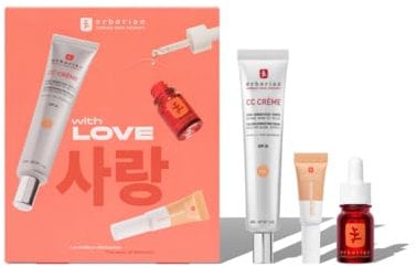 Erborian - Das Beste von Erborian - CC Routine x Hauttherapie-Set - Doré CC Crème 40 ml + Hauttherapie-Öl 10 ml + Gold Super BB Concealer 3 ml - Koreanische Kosmetikpflege