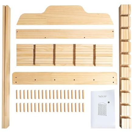 MERIGLARE 1/64 Scale Car Storage Display Case,Toy Car Storage Rack,Sturdy,Wall Mounted Display Shelf Organizer for Cars